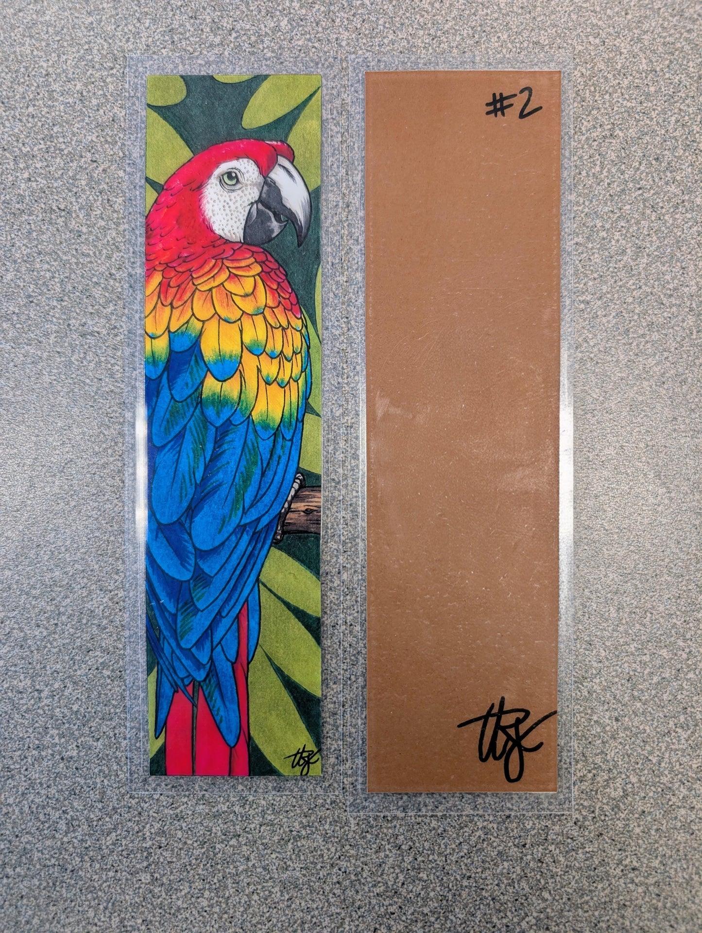 "Scarlet Screecher" Bookmark